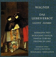 Wagner Das Liebesverbot (2 CD) артикул 9648b.