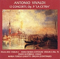 Вивальди `La Cetra` 12 концертов, соч 9 `И Музичи` артикул 9698b.