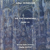 Arthur Honegger The Five Symphonies / Pacific 231 артикул 9721b.